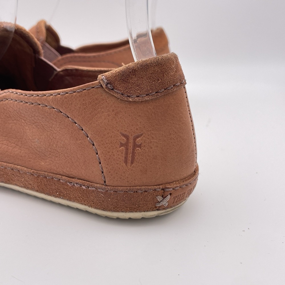 FRYE Dean‎ Artisan Shoes Women's 6.5 Brown Soft Leather Slip-On Flats Bohemian - Picture 6 of 12